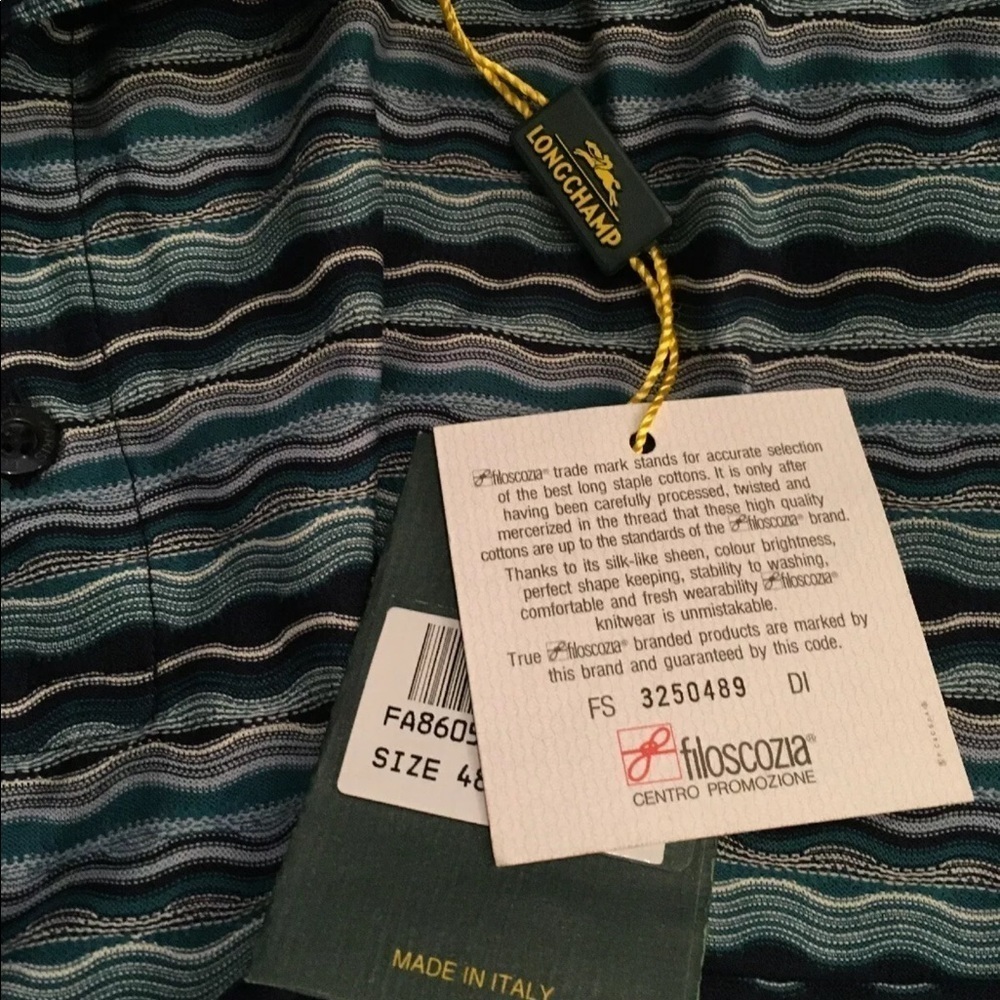 LONGCHAMP PARIS MENS POLO SHIRT HTF - Picture 8 of 8